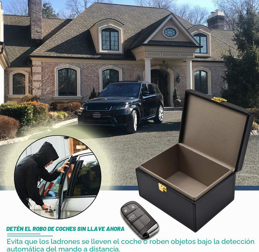 Caja De Blindaje De Señal, Caja Bloqueador De Señal De Llave Para Coche,100% Protección Caja RFID, Faraday|Rfid/Nfcsms/Wifi/3G/4G/Bluetooth/Nfc| Antirrobo Bloqueador De Señal